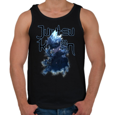 PRINTFASHION Jujutsu Kaisen Gojo - Férfi atléta - Fekete atléta, trikó