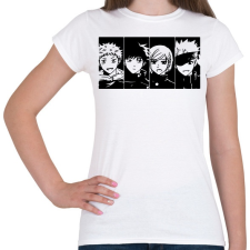 PRINTFASHION Jujutsu Kaisen - Női póló - Fehér női póló