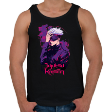 PRINTFASHION Jujutsu Kaisen Satoru Gojo - Férfi atléta - Fekete