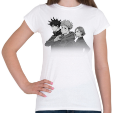 PRINTFASHION Jujutsu Trio (1) - Női póló - Fehér női póló