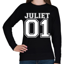 PRINTFASHION Juliet - Női pulóver - Fekete női pulóver, kardigán