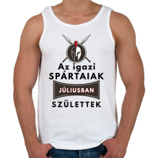 PRINTFASHION Júliusi SPARTAI - Férfi atléta - Fehér