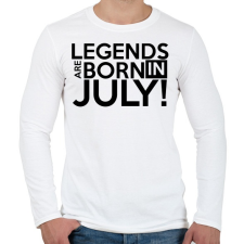 PRINTFASHION July - Férfi hosszú ujjú póló - Fehér férfi póló