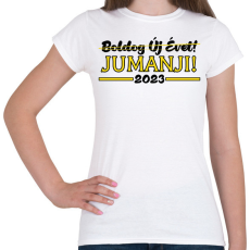 PRINTFASHION Jumanji - 2023 - Női póló - Fehér