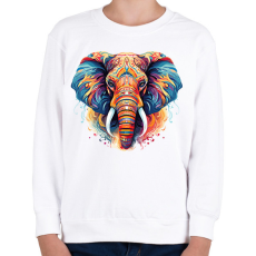 PRINTFASHION Jumbo - Gyerek pulóver - Fehér