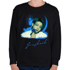 PRINTFASHION Jungkook - Gyerek pulóver - Fekete gyerek pulóver, kardigán