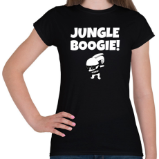 PRINTFASHION JUNGLE BOOGIE - Női póló - Fekete