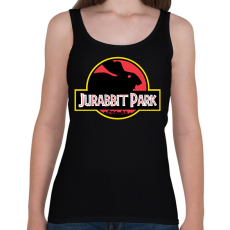 PRINTFASHION Jurabbit Park - Női atléta - Fekete