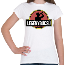 PRINTFASHION Jurassic Park legénybúcsú - Női póló - Fehér női póló