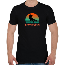 PRINTFASHION Jurassic World - Férfi póló - Fekete férfi póló