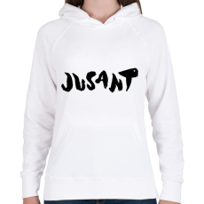 PRINTFASHION Jusant - black - Női kapucnis pulóver - Fehér