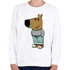 PRINTFASHION Just a chill guy  - Gyerek pulóver - Fehér gyerek pulóver, kardigán