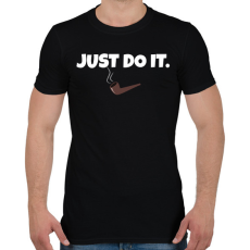 PRINTFASHION JUST DO IT 2 - Férfi póló - Fekete