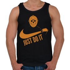 PRINTFASHION Just do it halloween 1 - Férfi atléta - Fekete atléta, trikó