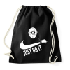 PRINTFASHION Just do it halloween 1 white - Sportzsák, Tornazsák - Fekete