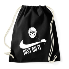 PRINTFASHION Just do it halloween 1 white - Sportzsák, Tornazsák - Fekete tornazsák