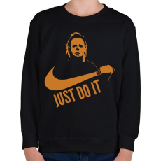 PRINTFASHION Just do it halloween 2 - Gyerek pulóver - Fekete
