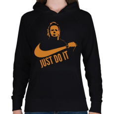 PRINTFASHION Just do it halloween 2 - Női kapucnis pulóver - Fekete