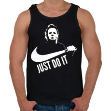 PRINTFASHION Just do it halloween 2 white - Férfi atléta - Fekete