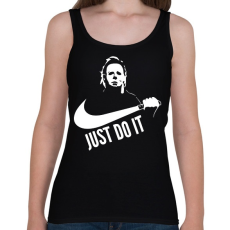 PRINTFASHION Just do it halloween 2 white - Női atléta - Fekete
