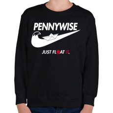 PRINTFASHION Just FLOAT it! - Gyerek pulóver - Fekete