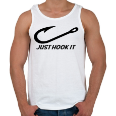 PRINTFASHION Just hook it 2 - Férfi atléta - Fehér