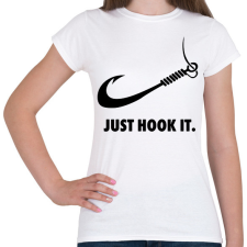 PRINTFASHION Just hook it - Női póló - Fehér női póló