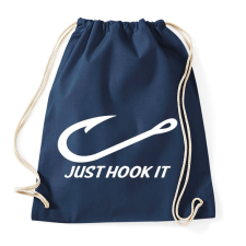PRINTFASHION Just hook it - Sportzsák, Tornazsák - Sötétkék tornazsák