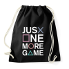 PRINTFASHION Just one more game - Sportzsák, Tornazsák - Fekete
