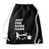 PRINTFASHION Just one more game - Sportzsák, Tornazsák - Fekete