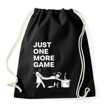 PRINTFASHION Just one more game - Sportzsák, Tornazsák - Fekete tornazsák
