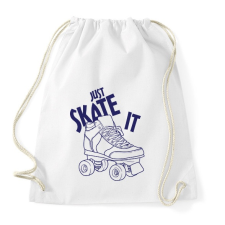 PRINTFASHION Just skate it - Sportzsák, Tornazsák - Fehér tornazsák