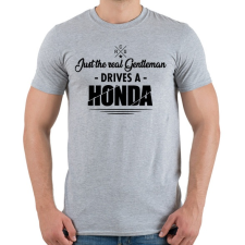 PRINTFASHION Just the real Gentleman - Honda - Férfi póló - Sport szürke férfi póló