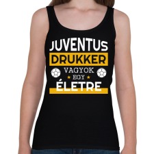 PRINTFASHION Juventus drukker - Női atléta - Fekete női trikó