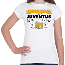 PRINTFASHION Juventus szurkoló - Női póló - Fehér női póló