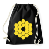 PRINTFASHION JWST James Webb Space Telescope - Sportzsák, Tornazsák - Fekete