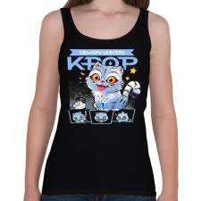 PRINTFASHION K-Pop Demon Hunters Derpy - Női atléta - Fekete női trikó