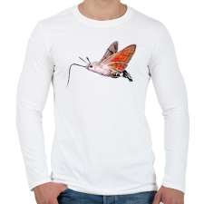 PRINTFASHION Kacsafarkú szender - Férfi hosszú ujjú póló - Fehér férfi póló