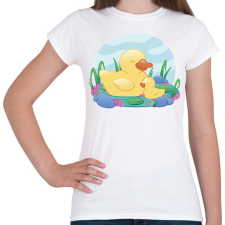 PRINTFASHION Kacsák - Női póló - Fehér női póló
