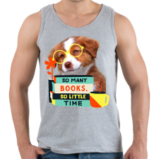 PRINTFASHION Kacsavadász retriever kutya könyvekkel - Férfi atléta - Sport szürke atléta, trikó