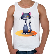 PRINTFASHION Kacsintcic - Férfi atléta - Fehér atléta, trikó