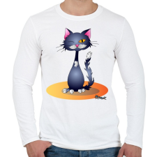 PRINTFASHION Kacsintcic - Férfi hosszú ujjú póló - Fehér férfi póló