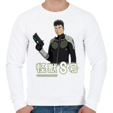 PRINTFASHION Kaiju no.8 - Kafka - Férfi pulóver - Fehér férfi pulóver, kardigán