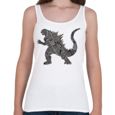 PRINTFASHION Kaiju - Női atléta - Fehér