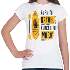 PRINTFASHION Kajakos - Női póló - Fehér