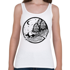 PRINTFASHION Kajakozás az erdőben - Női atléta - Fehér