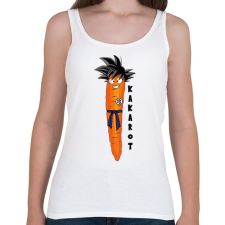 PRINTFASHION Kakarot - Női atléta - Fehér női trikó