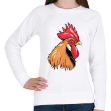 PRINTFASHION Kakas  - Női pulóver - Fehér női pulóver, kardigán