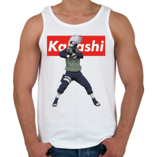 PRINTFASHION Kakashi Hatake - Férfi atléta - Fehér