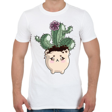 PRINTFASHION Kaktuszka - Férfi póló - Fehér